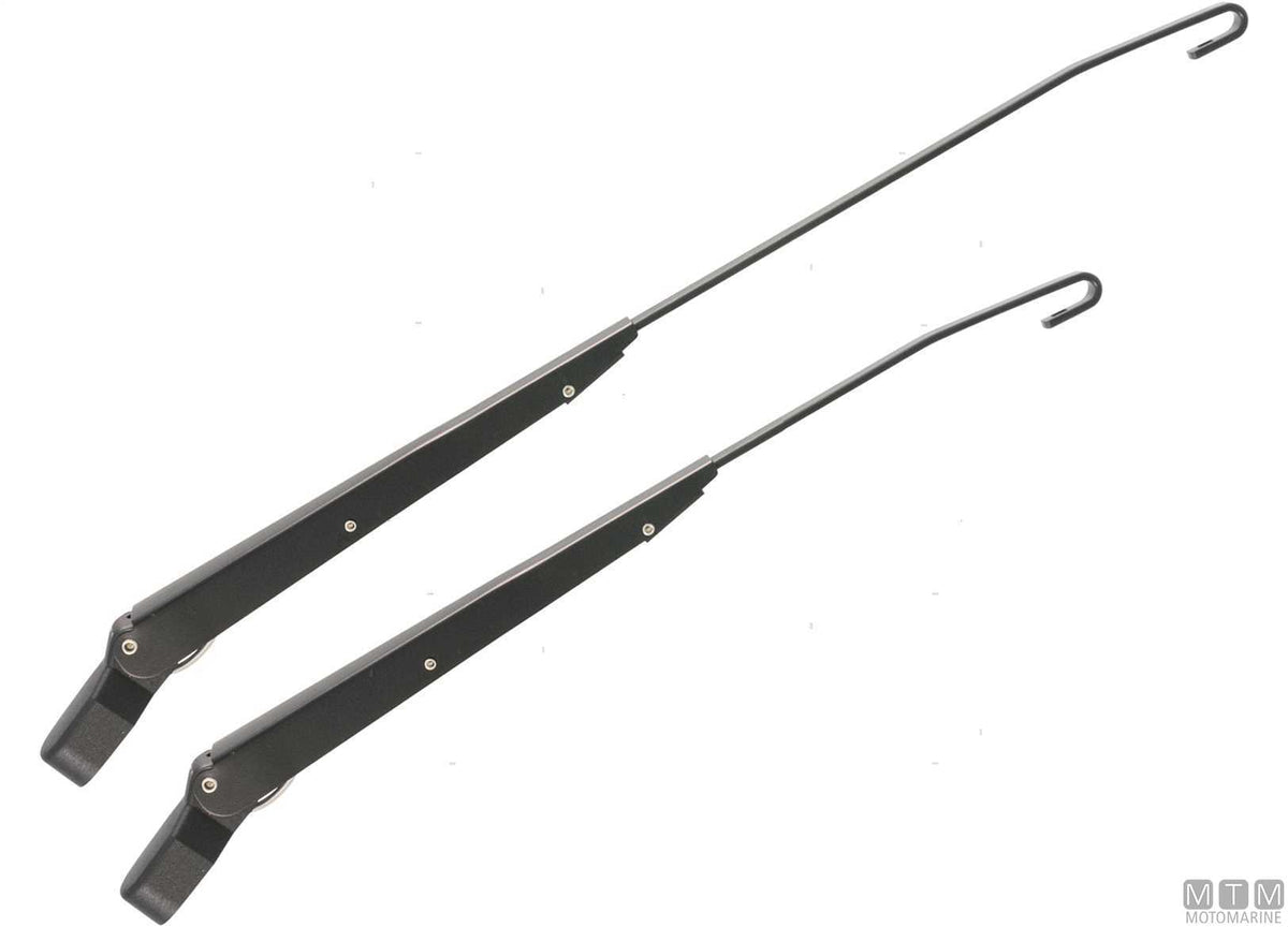 Telescopic arm burnished stainless steel 480/620 mm - original photo Motomarine Srl
