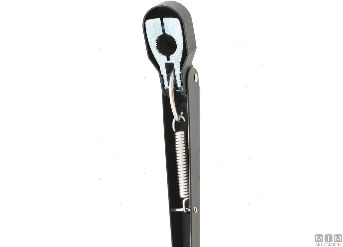 Telescopic arm burnished stainless steel 480/620 mm - original photo Motomarine Srl