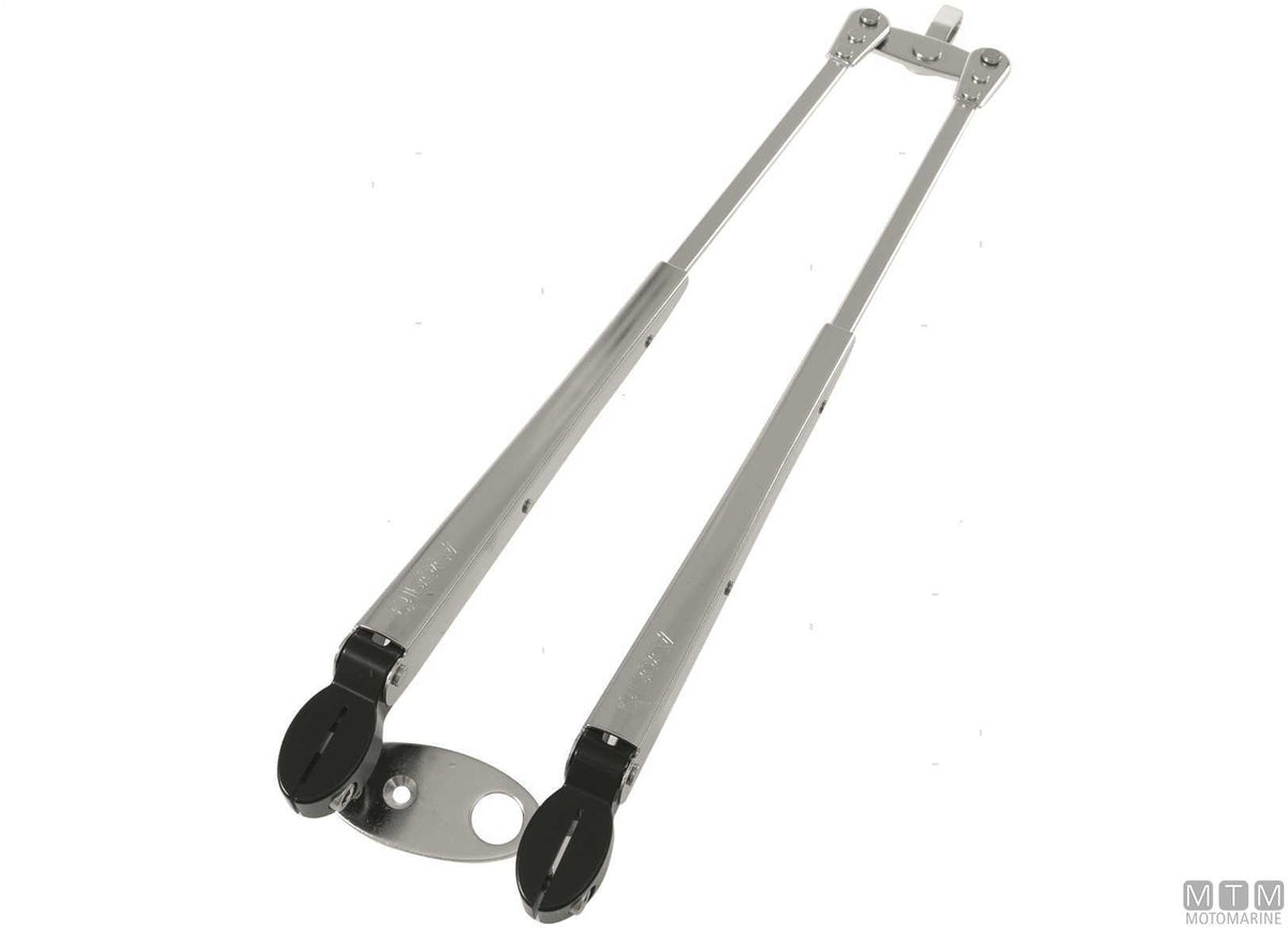 Pantograph telescopic arm Roca 454/591 mm burnished stainless steel - original photo Motomarine Srl