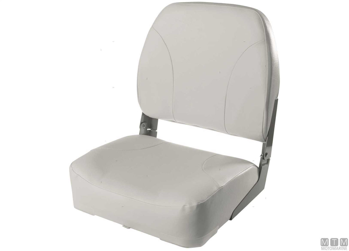 Sandra seat H490 mm, padded and folding - original photo Motomarine Srl