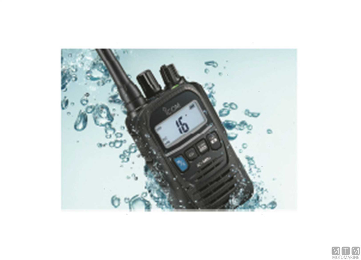 Icom IC-M85E VHF radio - original photo Motomarine Srl
