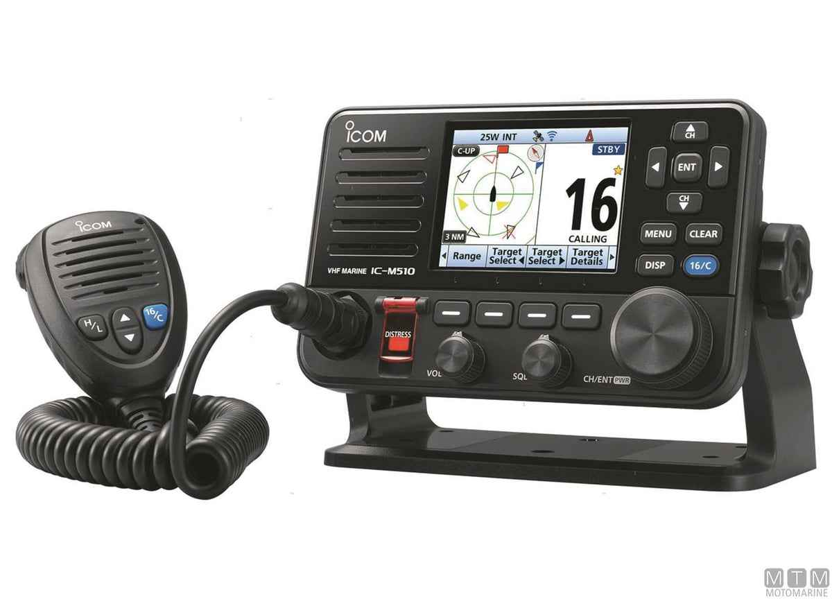 Icom IC-M510E VHF radio - original photo Motomarine Srl
