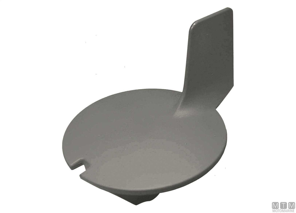 Plate anode for Mercury 20 HP in aluminium - original photo Motomarine Srl