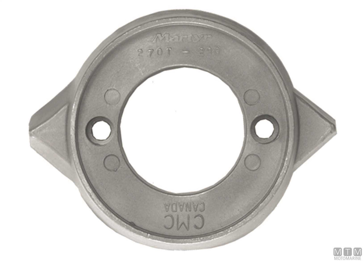 Bar anode for Volvo 250/270/280 Series in aluminum - original photo Motomarine Srl