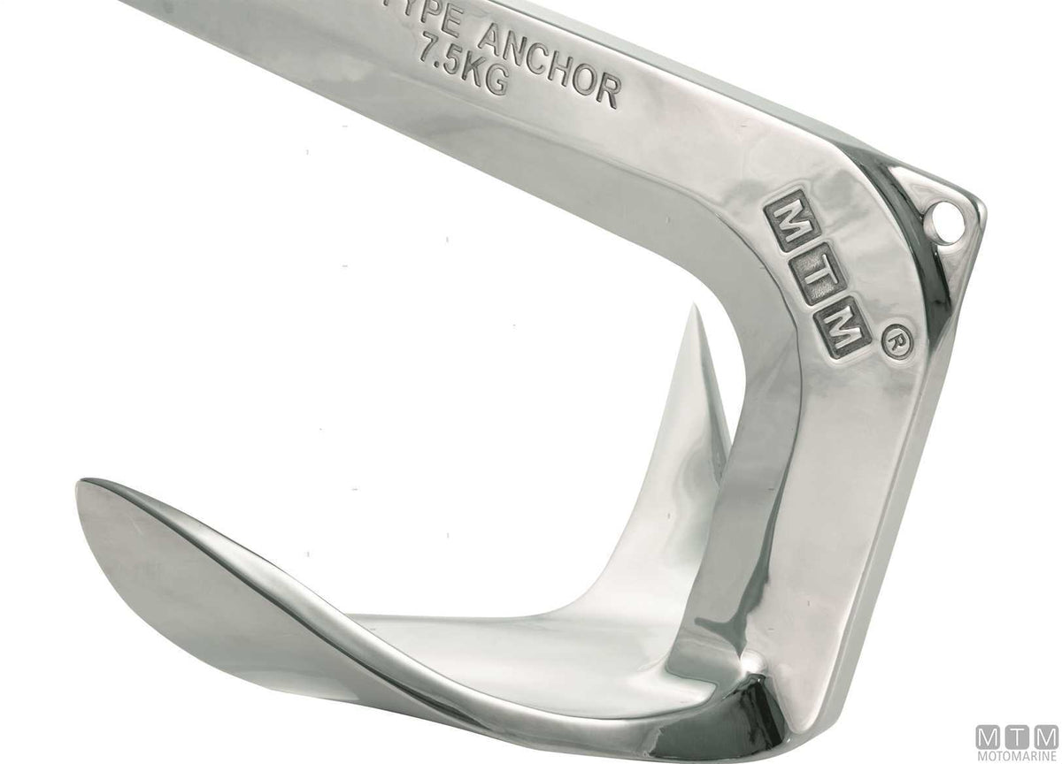 Bruce MTM anchor 10 kg stainless steel 316 - original photo Motomarine Srl