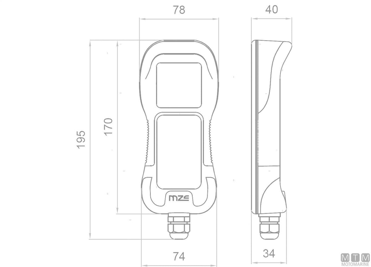 Chain counter sensor - original photo Motomarine Srl