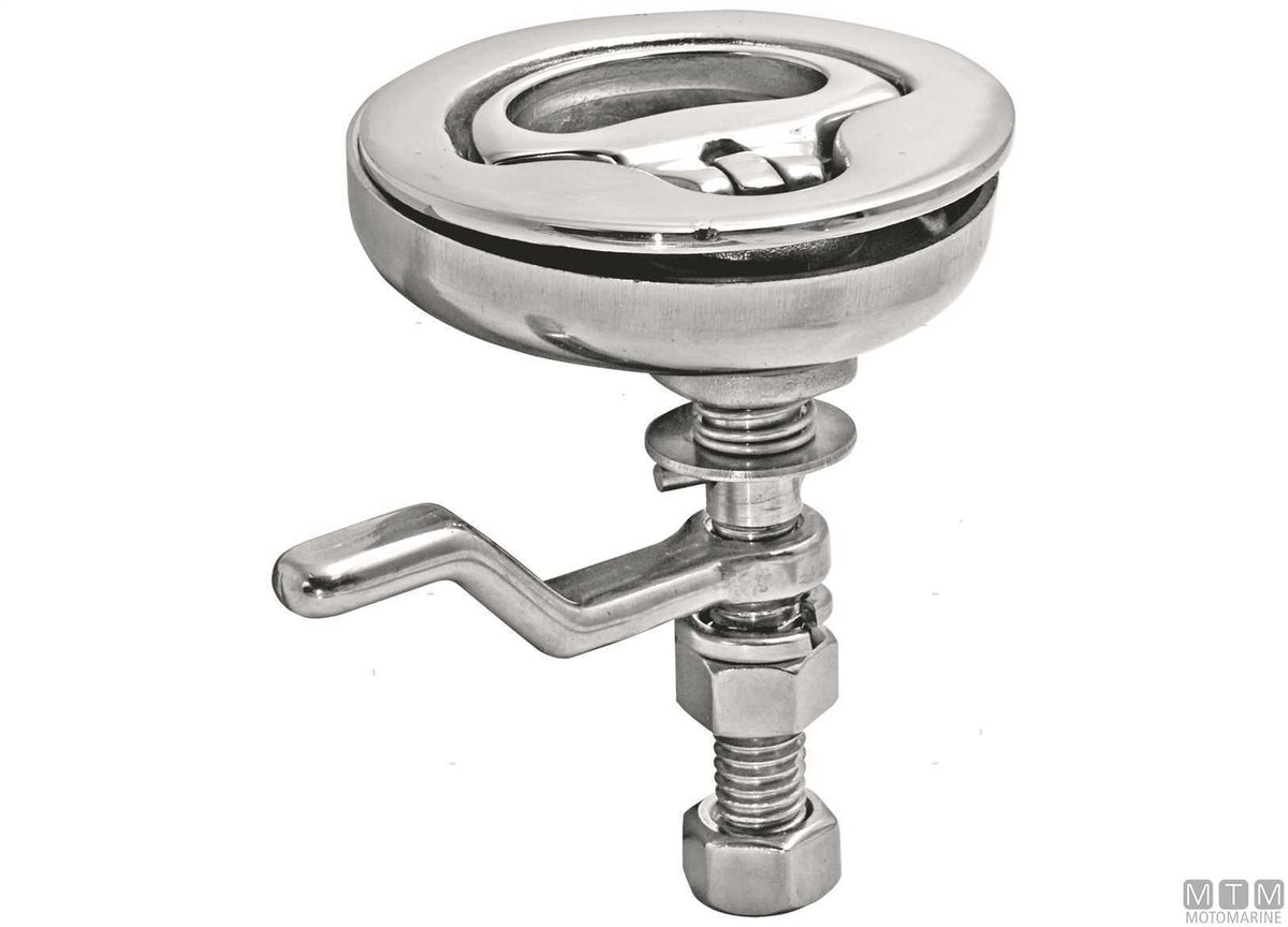 SS compression latch Ø64 mm stainless steel 316 - original photo Motomarine Srl
