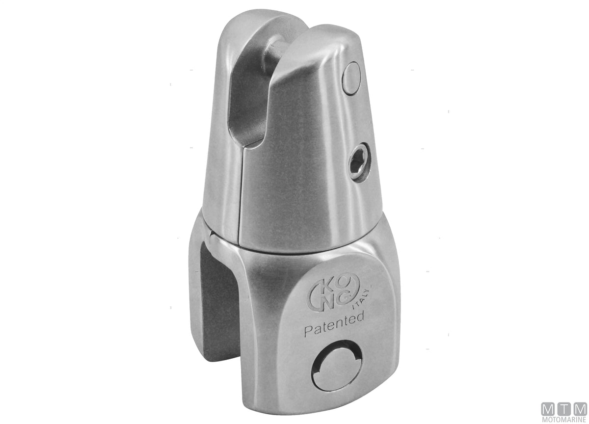 Kong swivel anchor connector, chain Ø6/8 mm, stainless steel 316 - original photo Motomarine Srl
