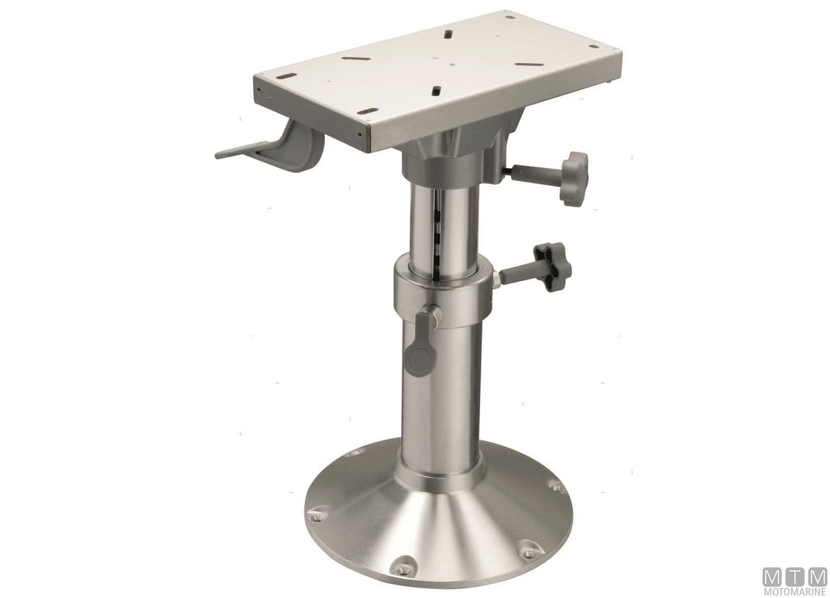 Ocean adjustable seat support H435/635 mm in aluminium - original photo Motomarine Srl