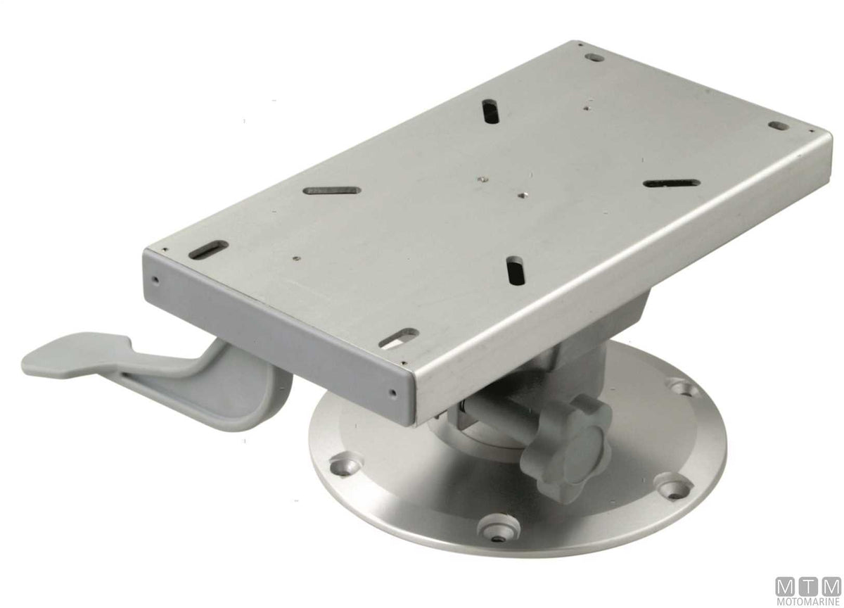 Fixed seat support with slide H153 mm in aluminium - original photo Motomarine Srl