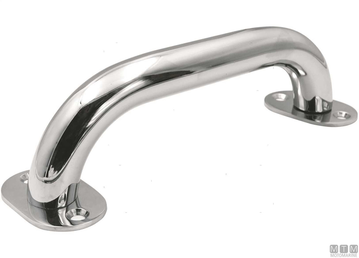 Handrail handle 230 mm stainless steel 316 - original photo Motomarine Srl