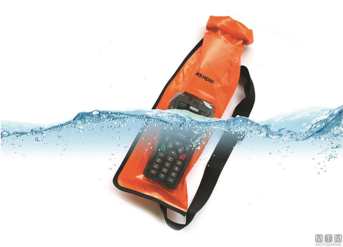 Aquapac VHF Stormproof 214 waterproof case - original photo Motomarine Srl