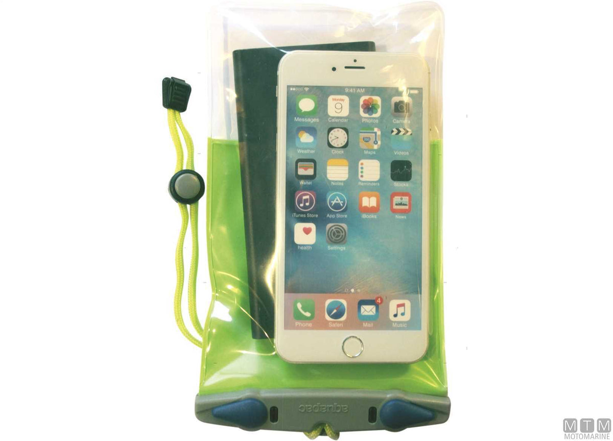 Aquapac phone waterproof case 363 green - original photo Motomarine Srl