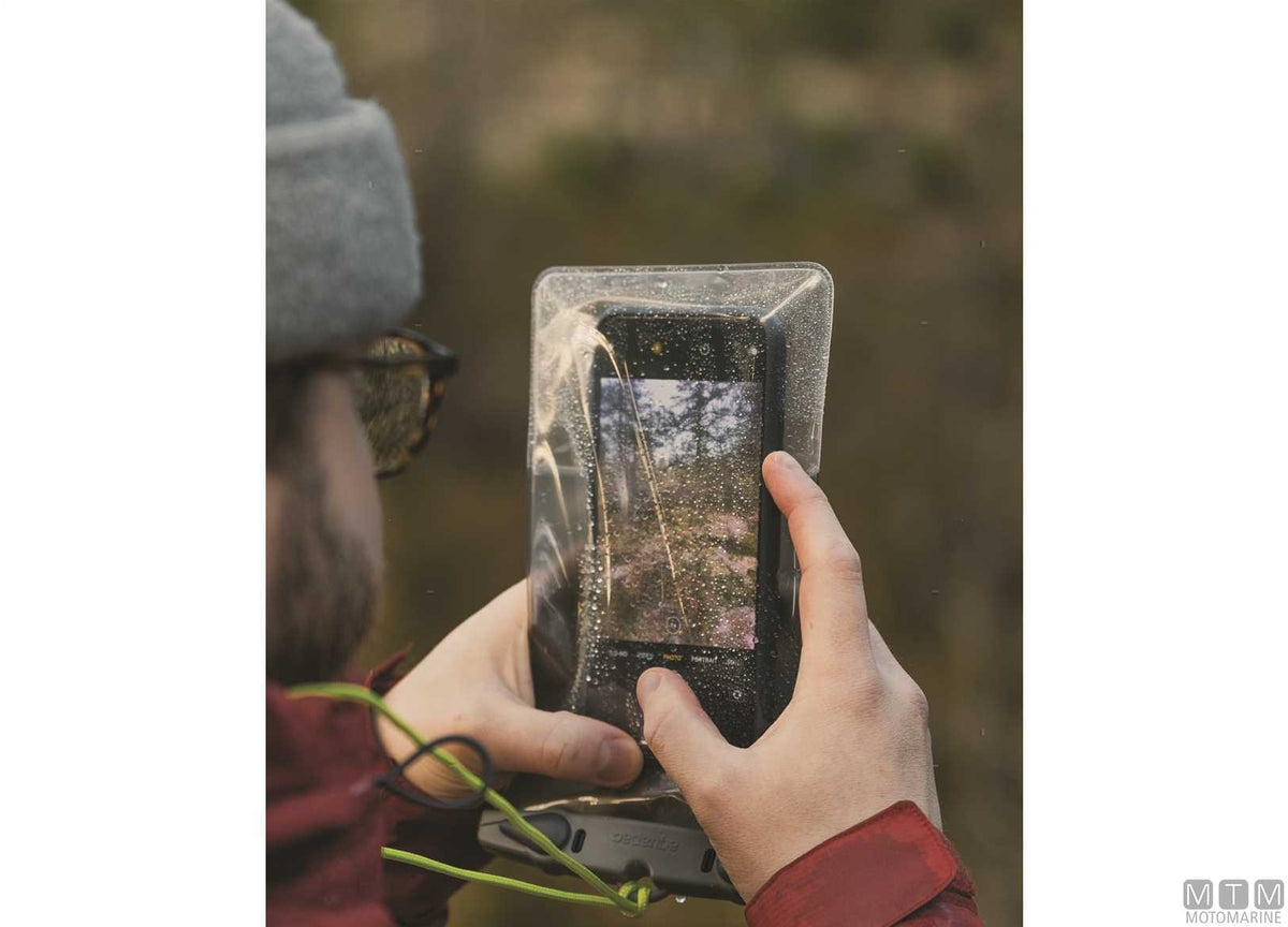 Aquapac phone waterproof case grey 368 - original photo Motomarine Srl