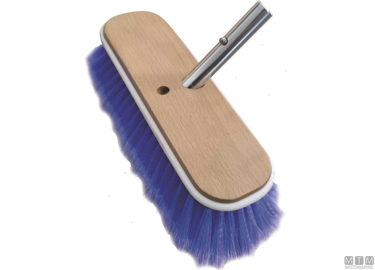 Yacht Line Lux stiff white brush - original photo Motomarine Srl