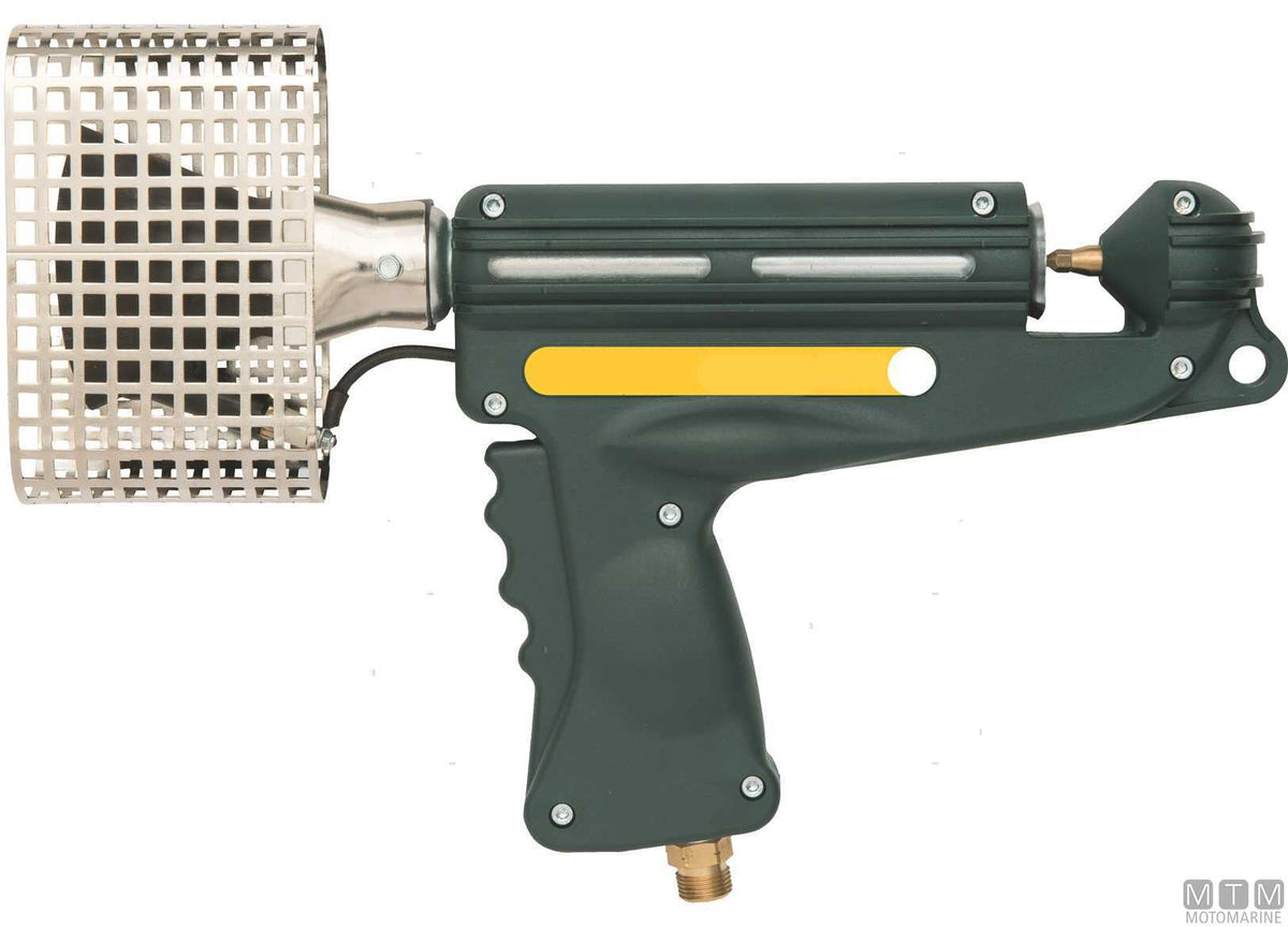 Heat shrink gun - original photo Motomarine Srl