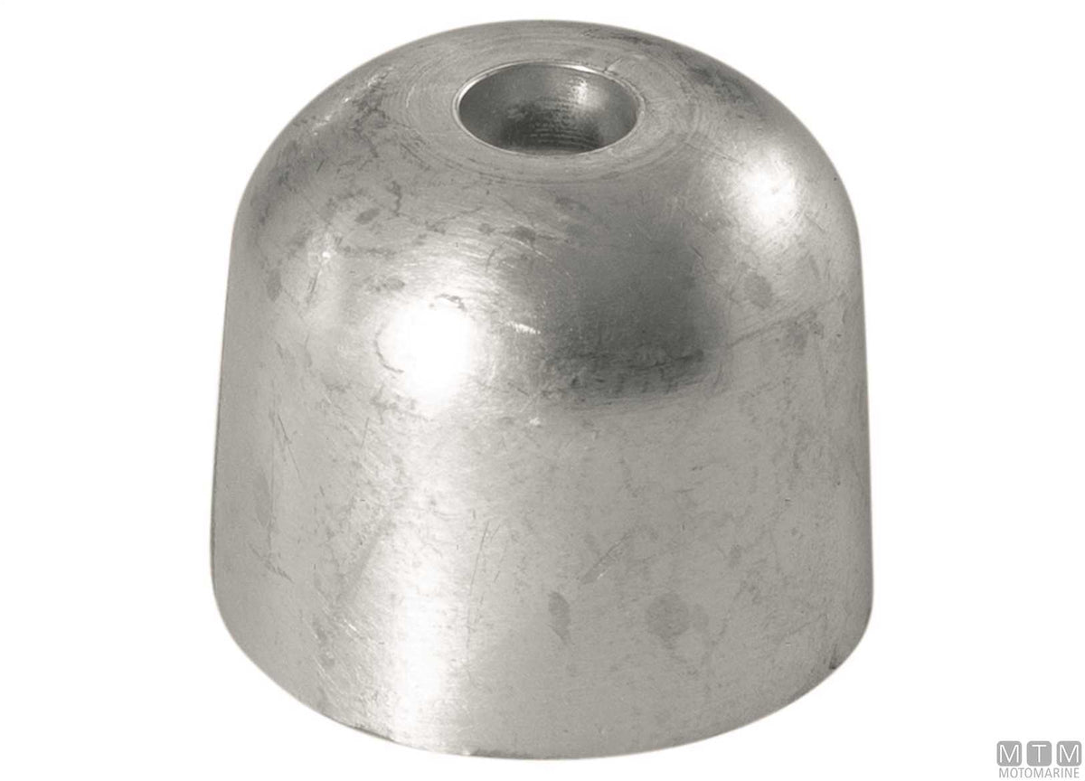 Ogive anode for Sleipner SP125 bow thruster in zinc - original photo Motomarine Srl