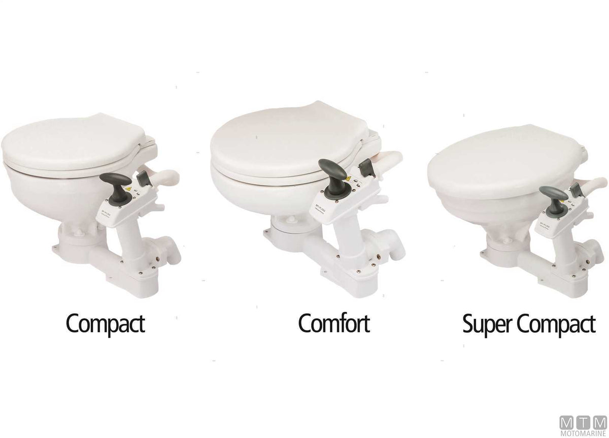 Johnson Aqua-T Manual Comfort toilet - original photo Motomarine Srl