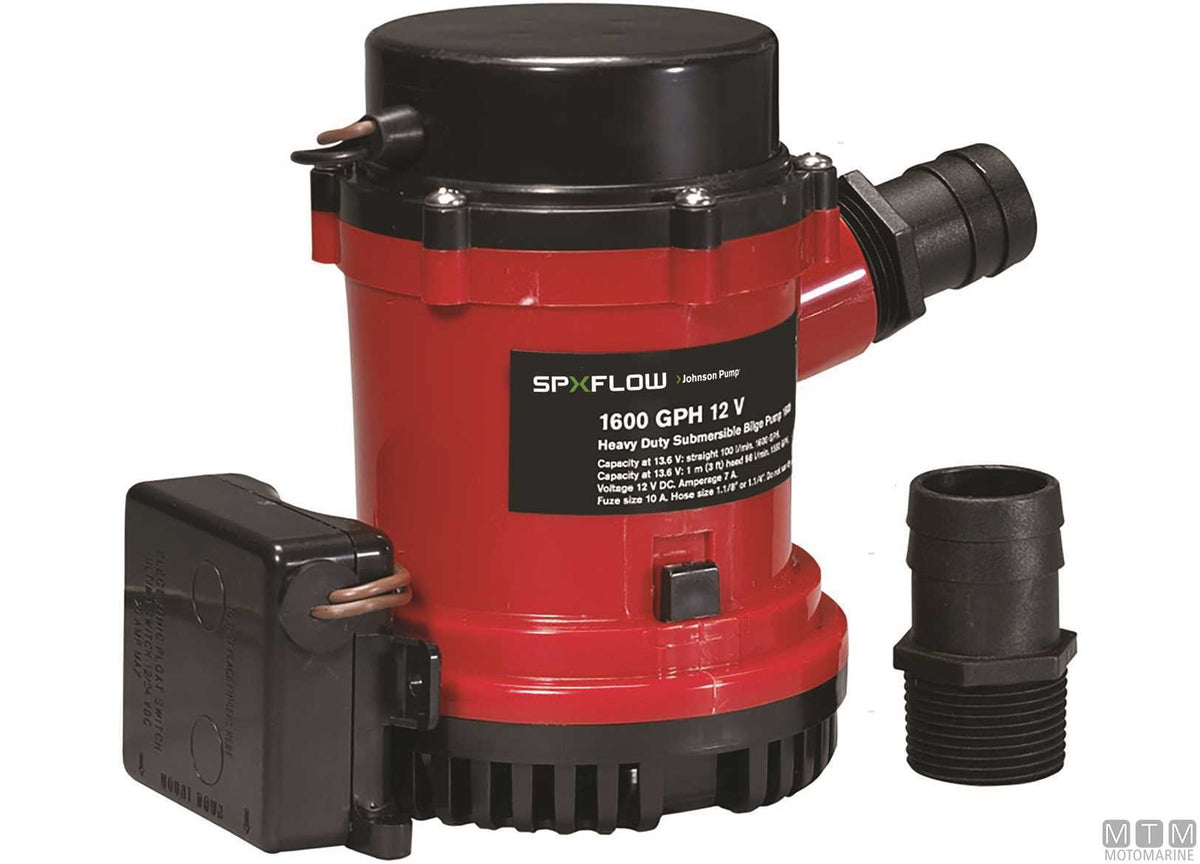 Automatic bilge pump Johnson Ultima 2200 24 V - original photo Motomarine Srl
