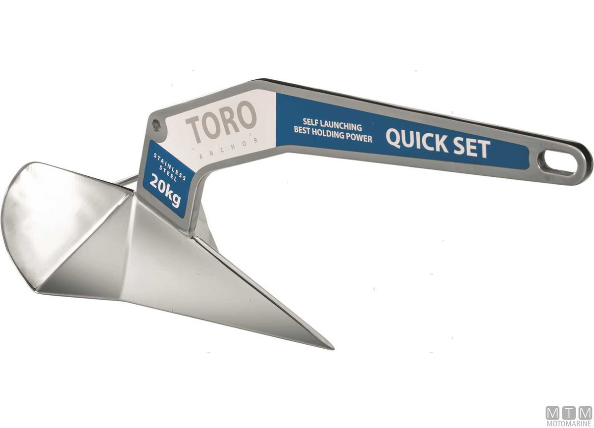 Toro anchor 32 kg, stainless steel 316 - original photo Motomarine Srl