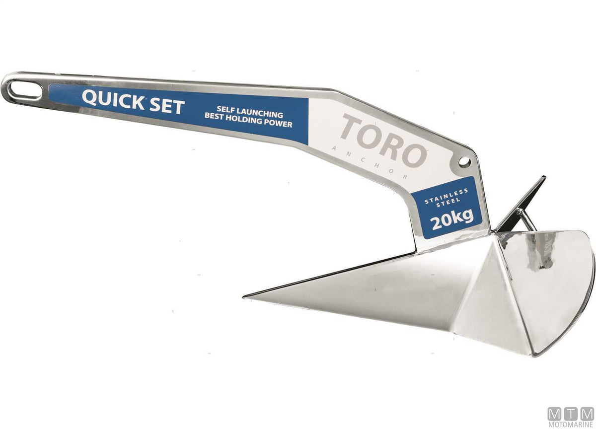Toro anchor 50 kg, stainless steel 316 - original photo Motomarine Srl