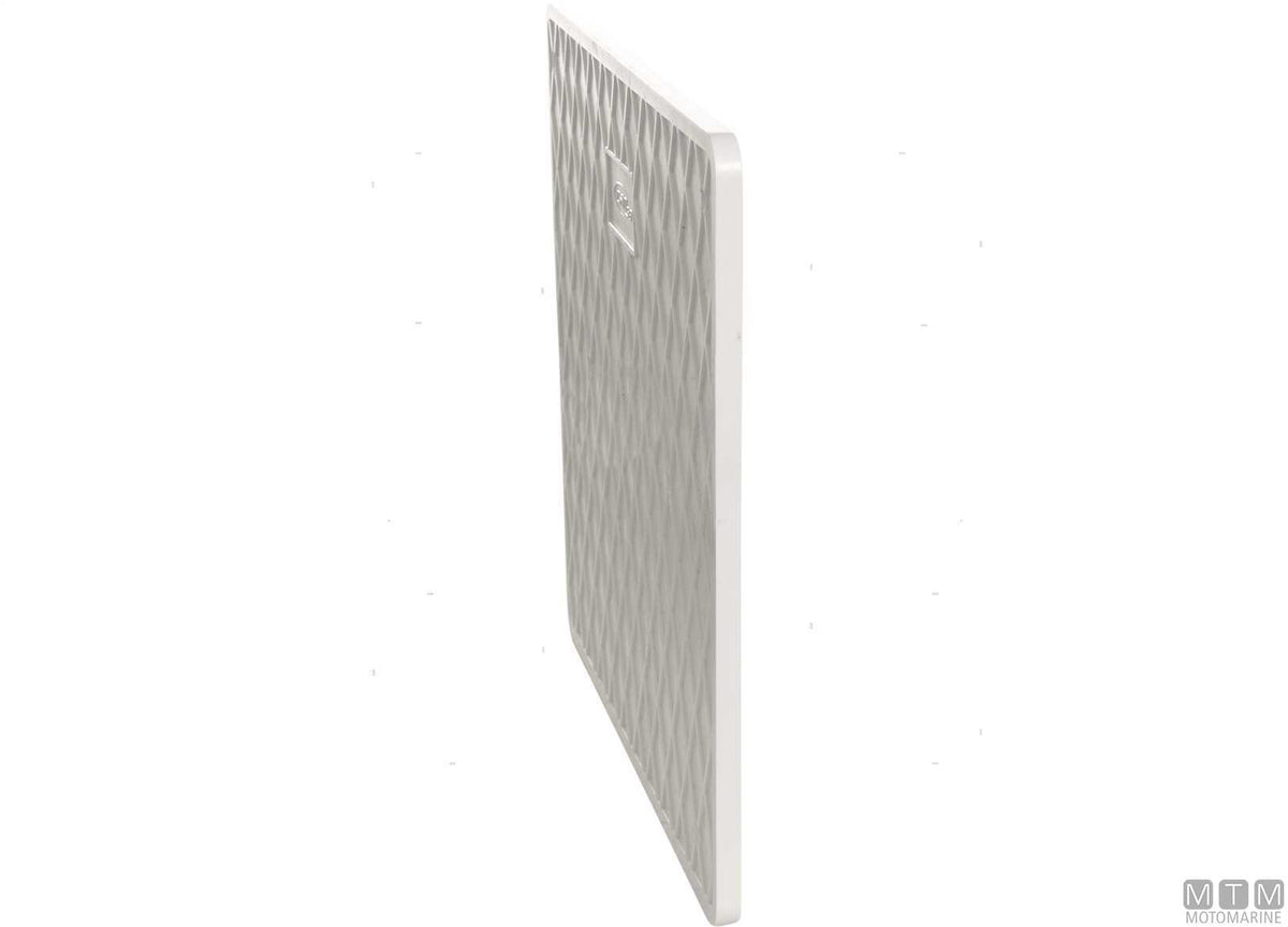 Transom saver plate 450x360 mm in black plastic - original photo Motomarine Srl