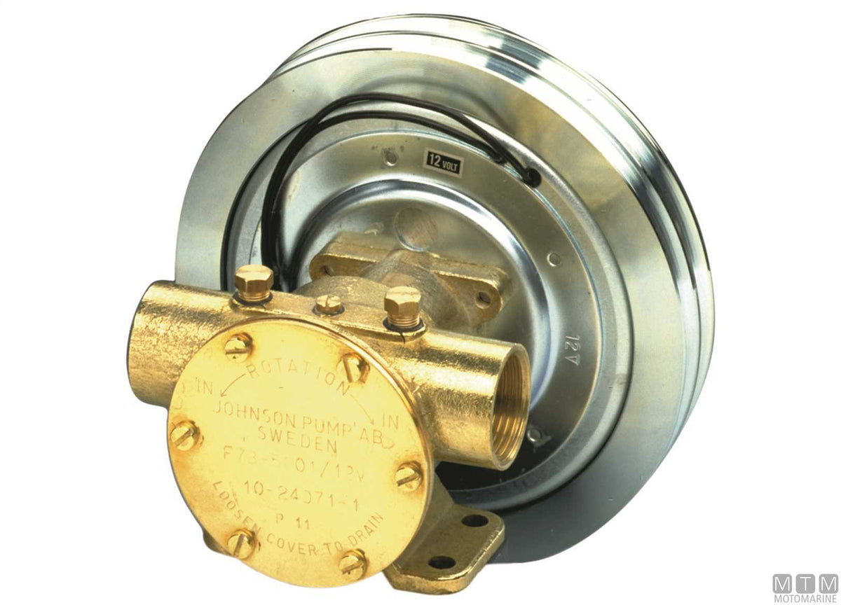 Johnson magnetic pulley 2 grooves type A 24V - original photo Motomarine Srl