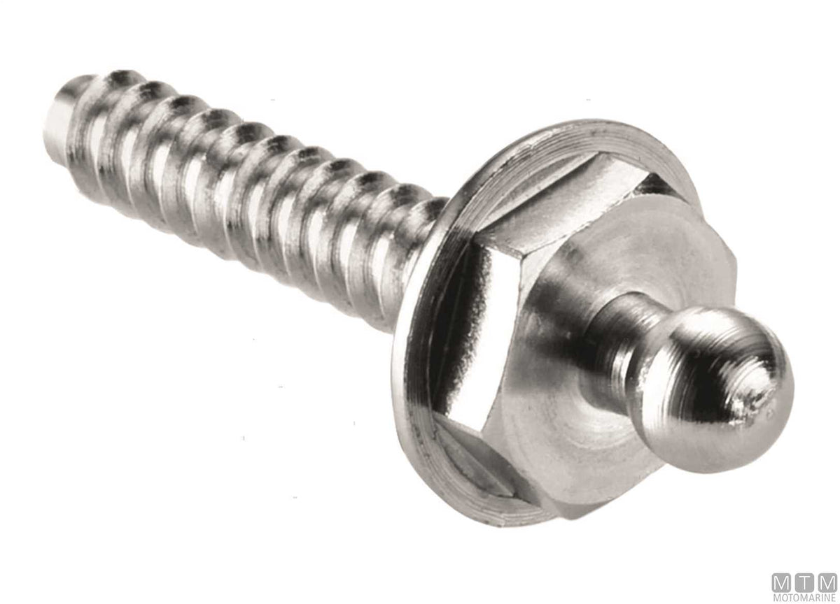 LOXX biting screw 12 mm black chrome - original photo Motomarine Srl