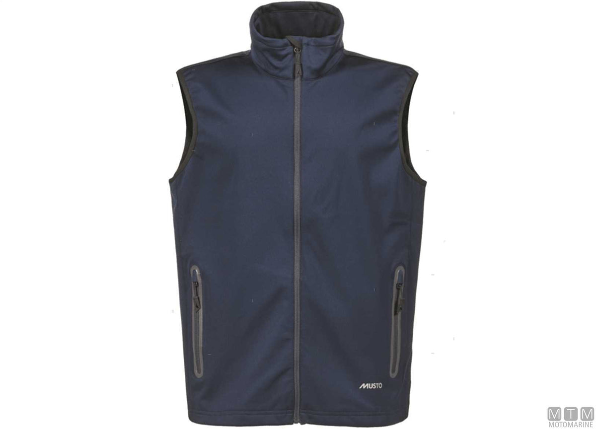 Musto Essential Softshell Gilet 990 Black S - original photo Motomarine Srl