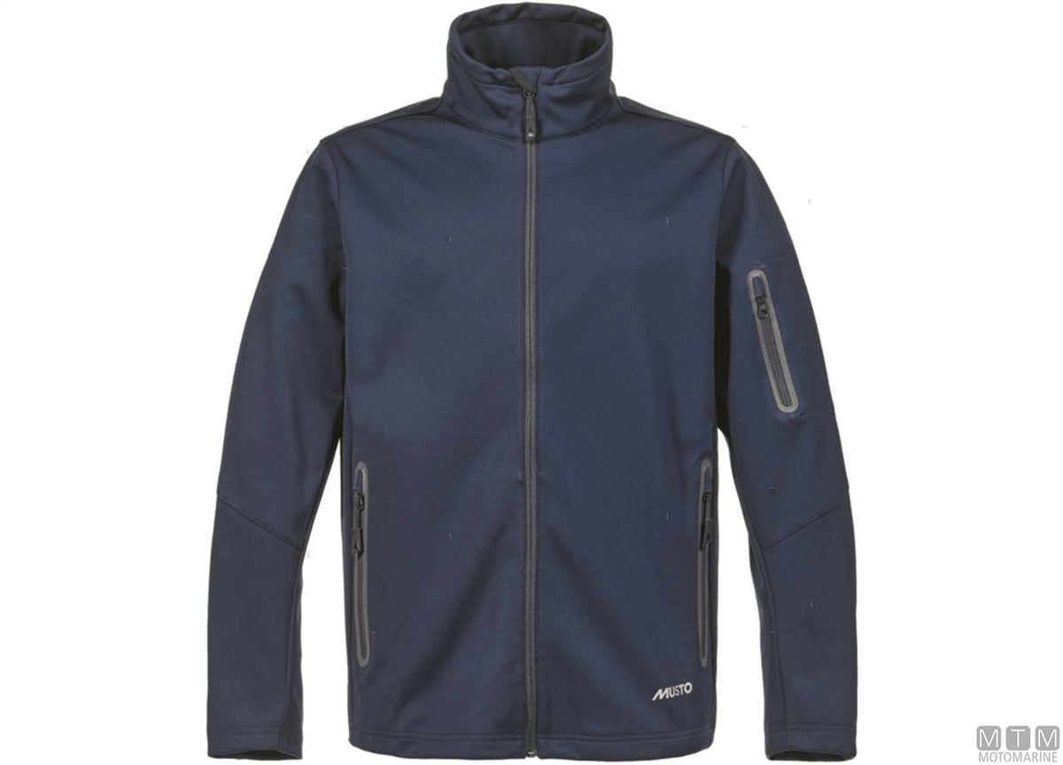 Musto Essential Softshell Jacket 813 Platinum S - original photo Motomarine Srl