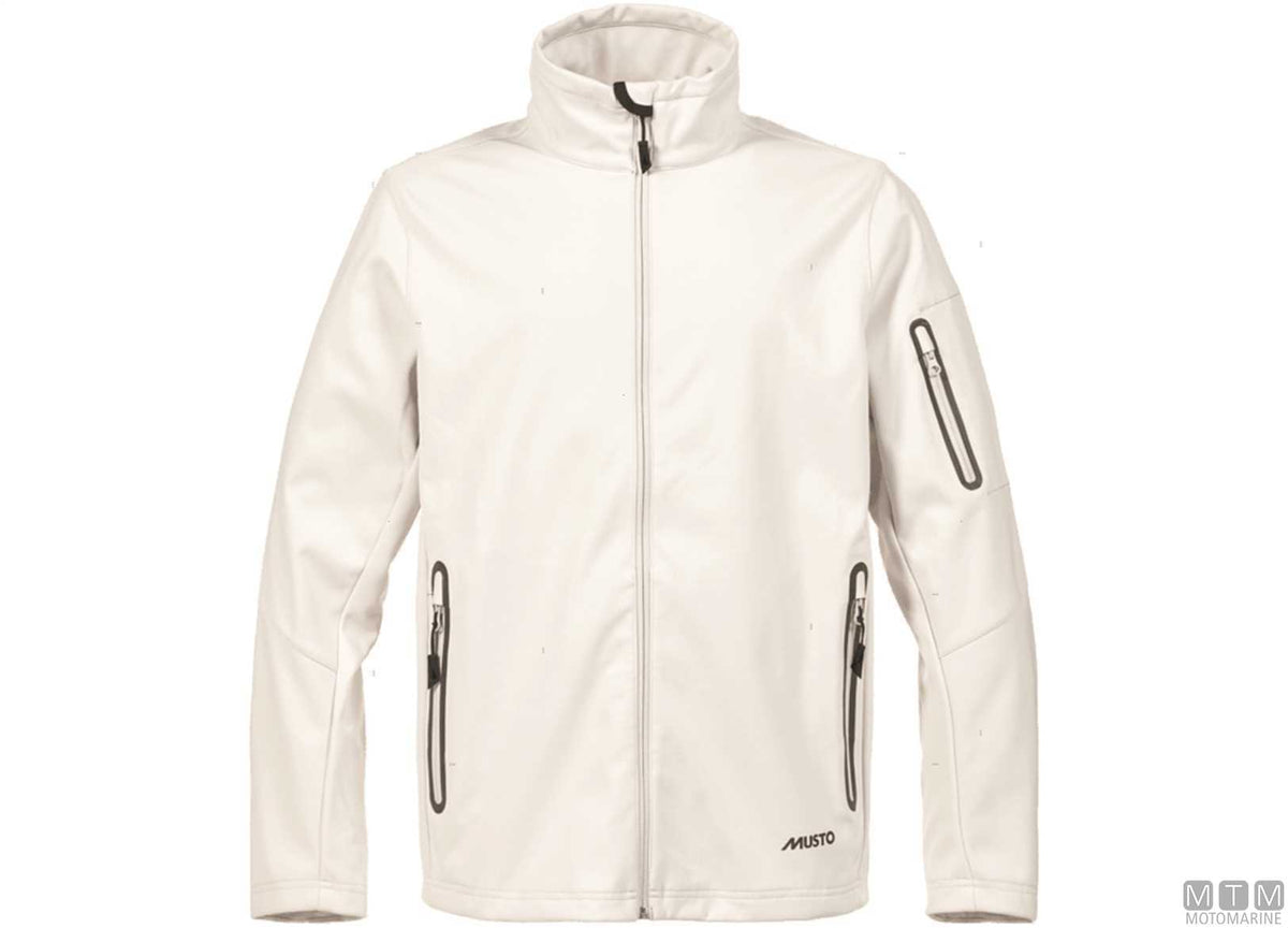 Musto Essential Softshell Jacket 813 Platinum S - original photo Motomarine Srl