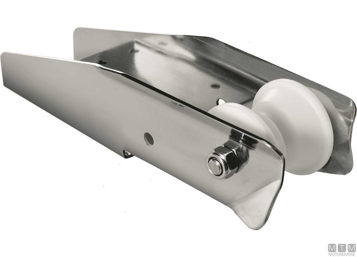 Fixed chain fairlead 500 mm in AISI 316 stainless steel - original photo Motomarine Srl