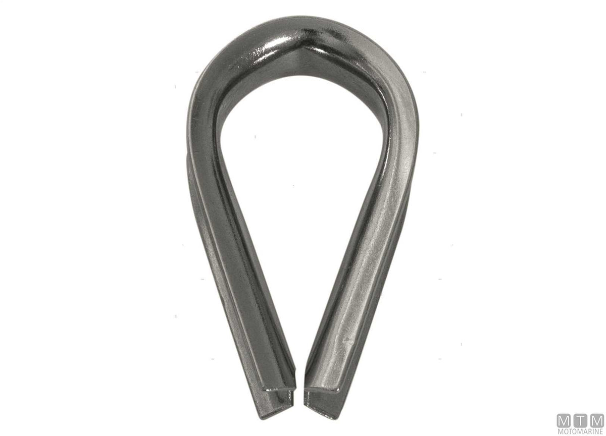Thimble Ø2 mm in stainless steel 316 - original photo Motomarine Srl