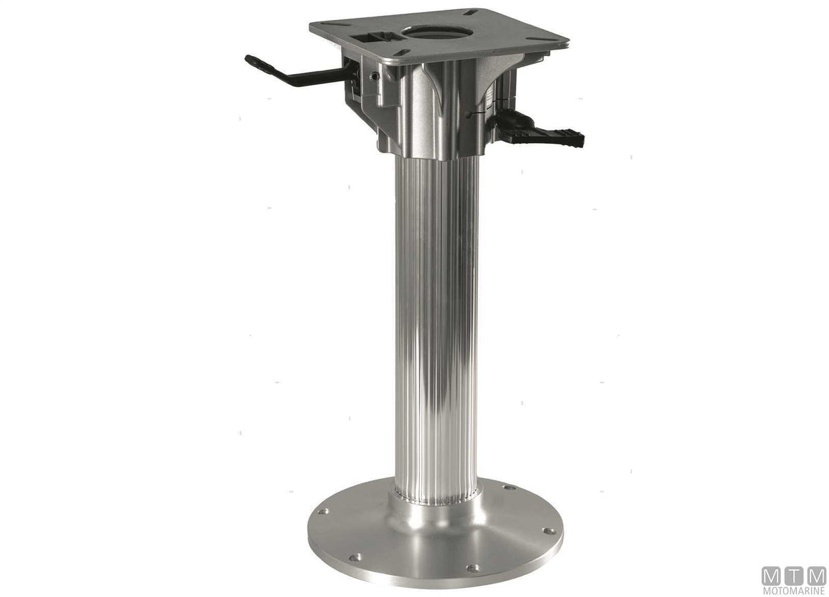 Garelick fixed seat support H300 mm in aluminium - original photo Motomarine Srl