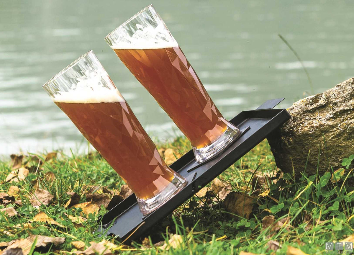 Silwy pair of magnetic plastic beer glasses - original photo Motomarine Srl