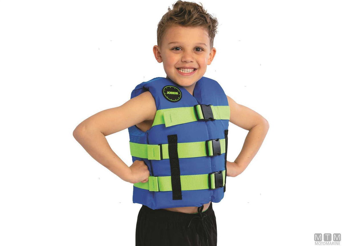 Jobe Youth buoyancy vest ISO 50N blue - original photo Motomarine Srl