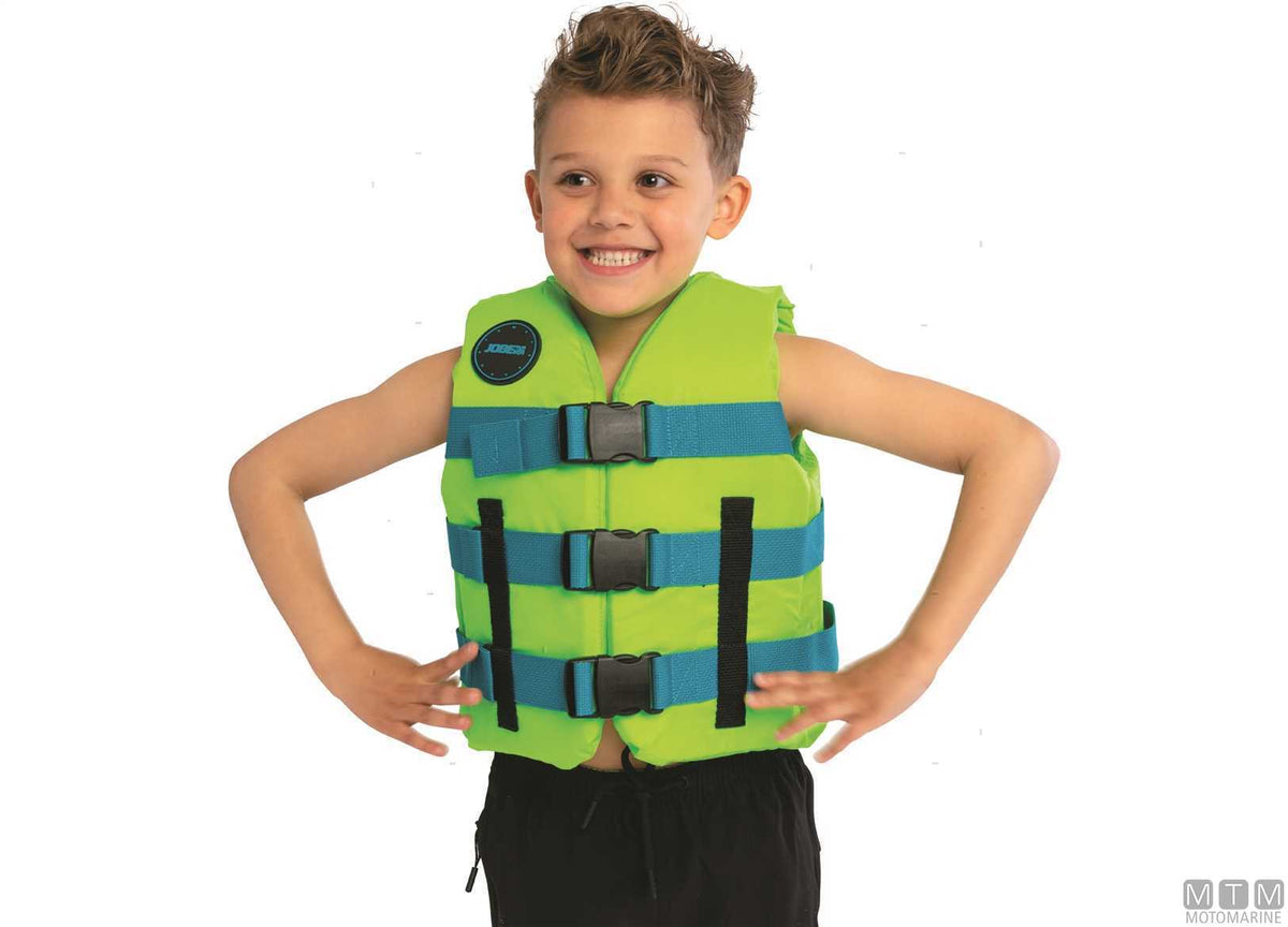 Jobe Youth buoyancy vest ISO 50N teal - original photo Motomarine Srl