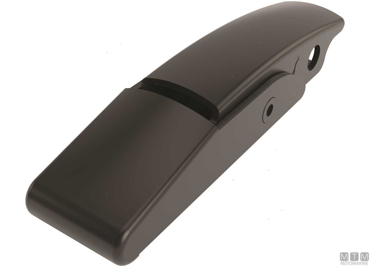 Roca faired lever latch 93x23 mm stainless steel 316 black - original photo Motomarine Srl