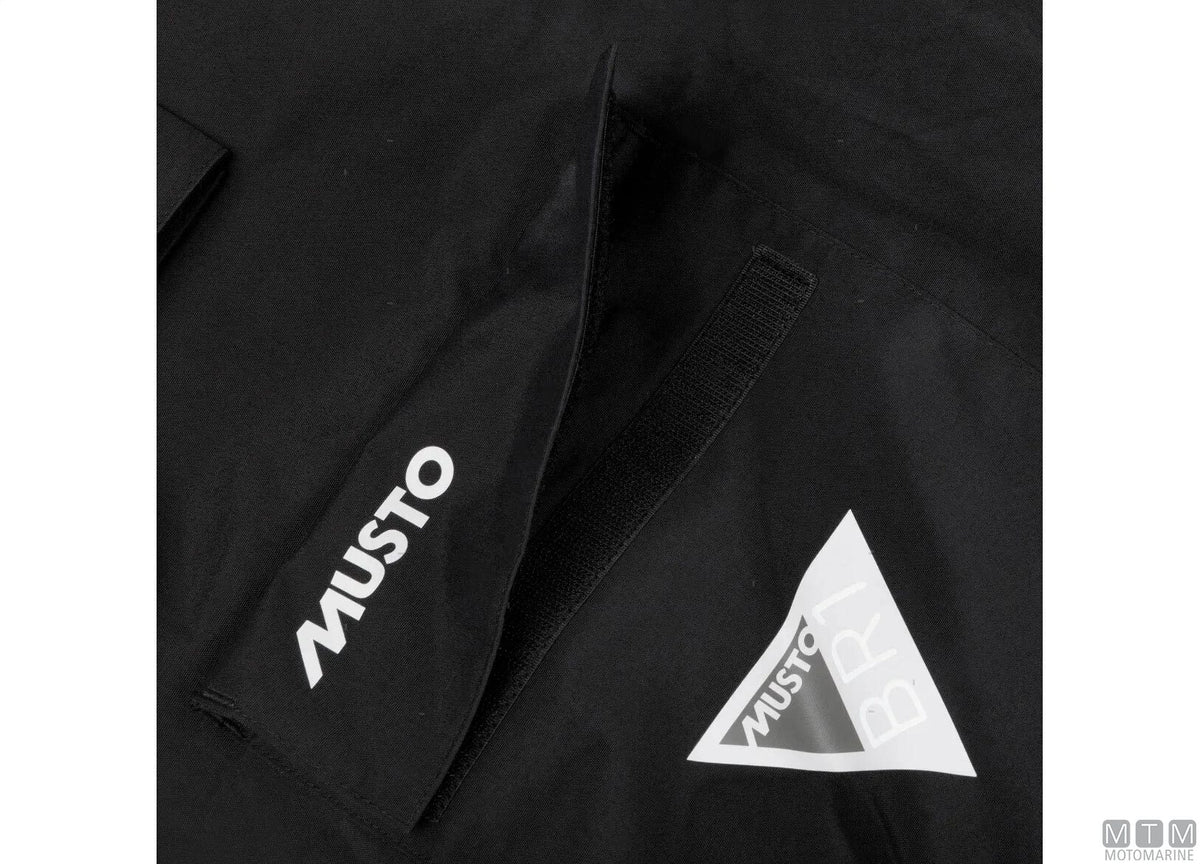 Musto BR1 Channel Salopette 990 Black M - original photo Motomarine Srl