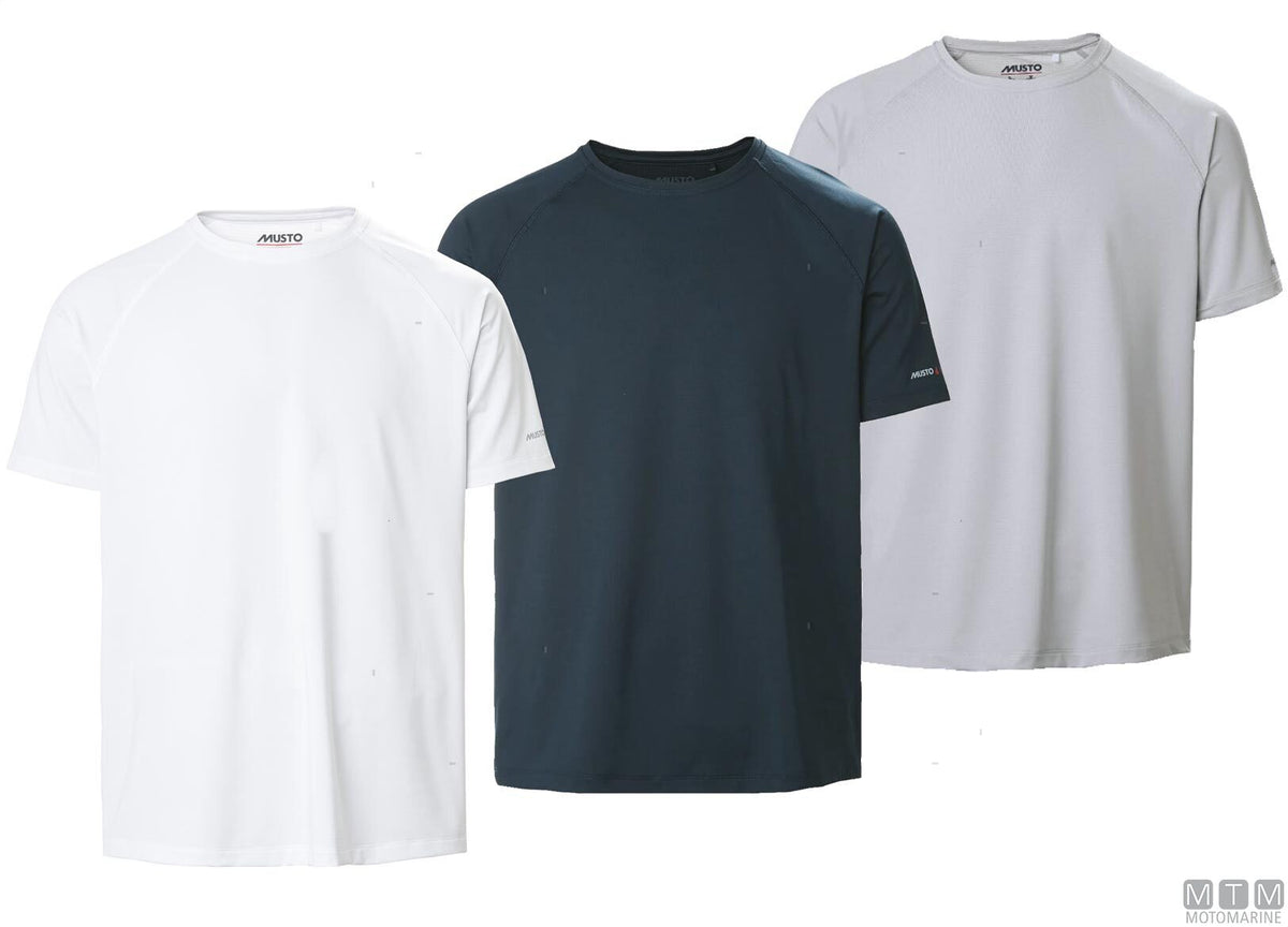 Musto Evo Sunblock T-Shirt 813 Platinum XL - original photo Motomarine Srl