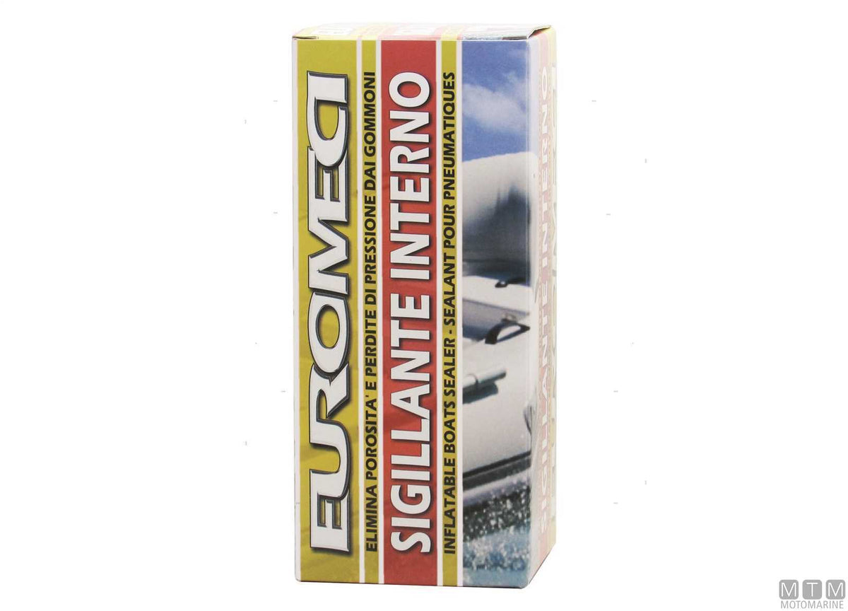 Interior sealant Euromeci for inflatable boats - original photo Motomarine Srl