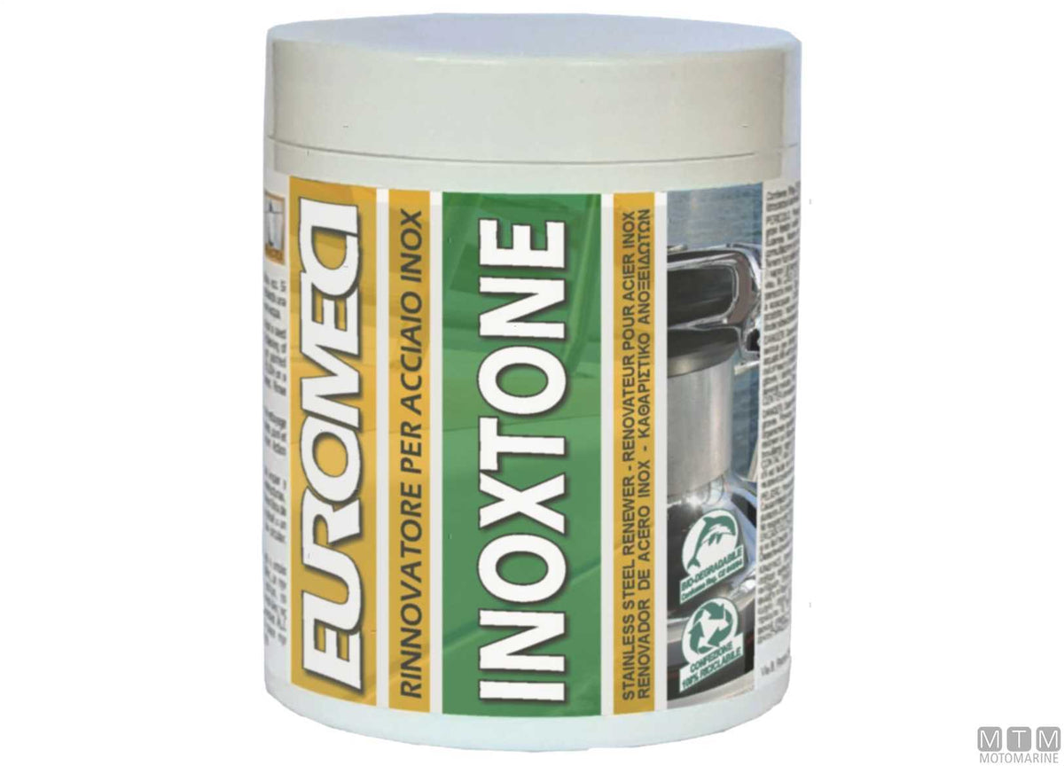 Euromeci Inoxtone stainless steel restorer 1 l - original photo Motomarine Srl