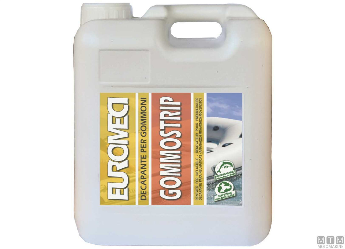 Euromeci Gommostrip inflatable boat stripper / restorer 750 ml - original photo Motomarine Srl