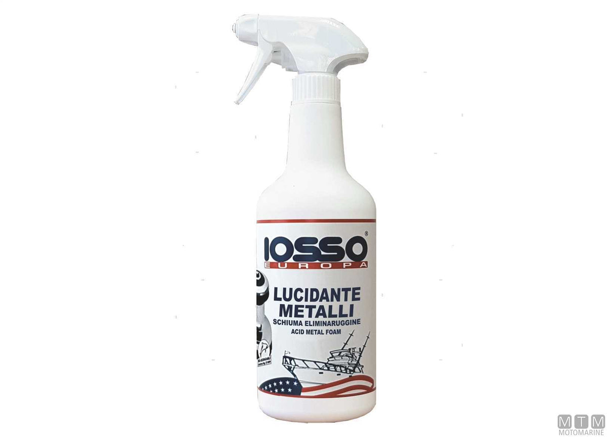 Iosso metal polish spray 750 ml - original photo Motomarine Srl
