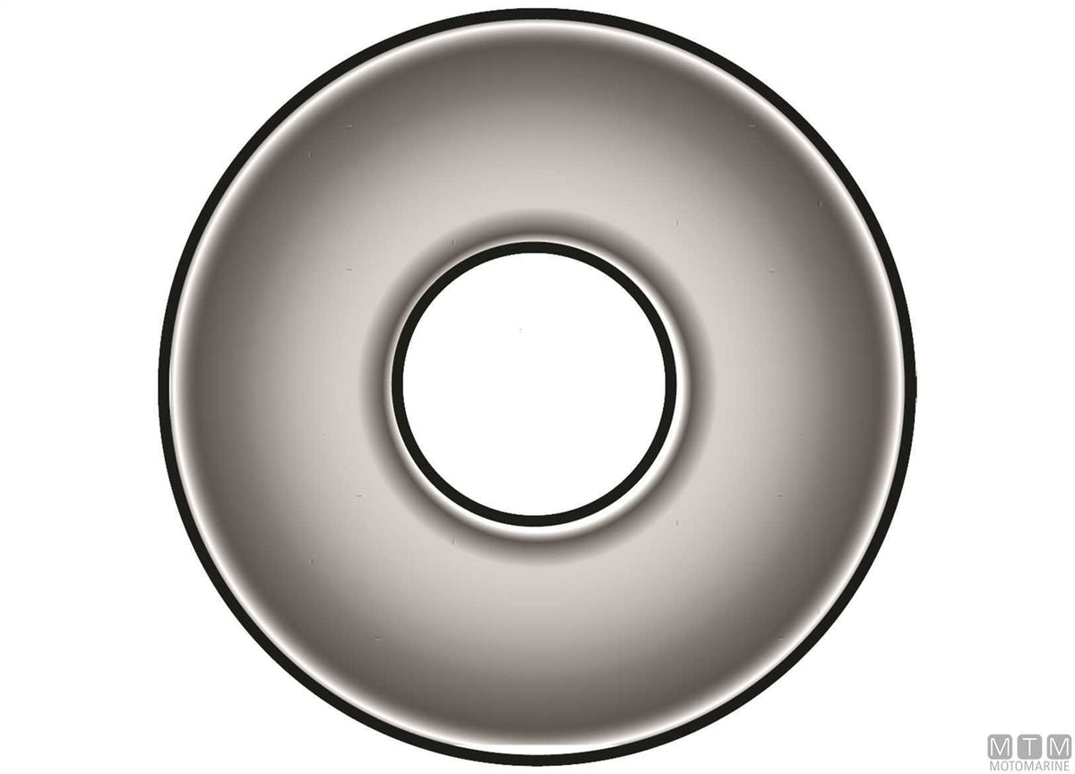 Wide washers DIN9021 stainless steel A4 Ø8.4 mm 10 pcs - original photo Motomarine Srl