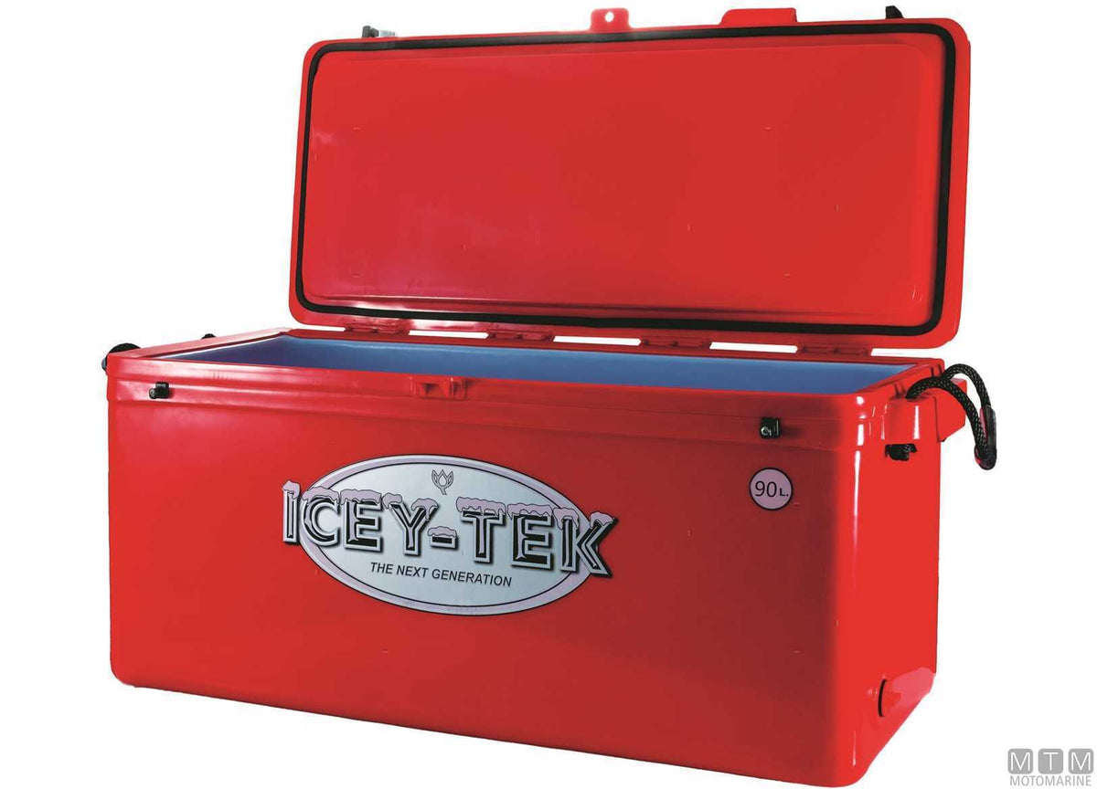 Iceytek 70 L professional icebox, blue - original photo Motomarine Srl