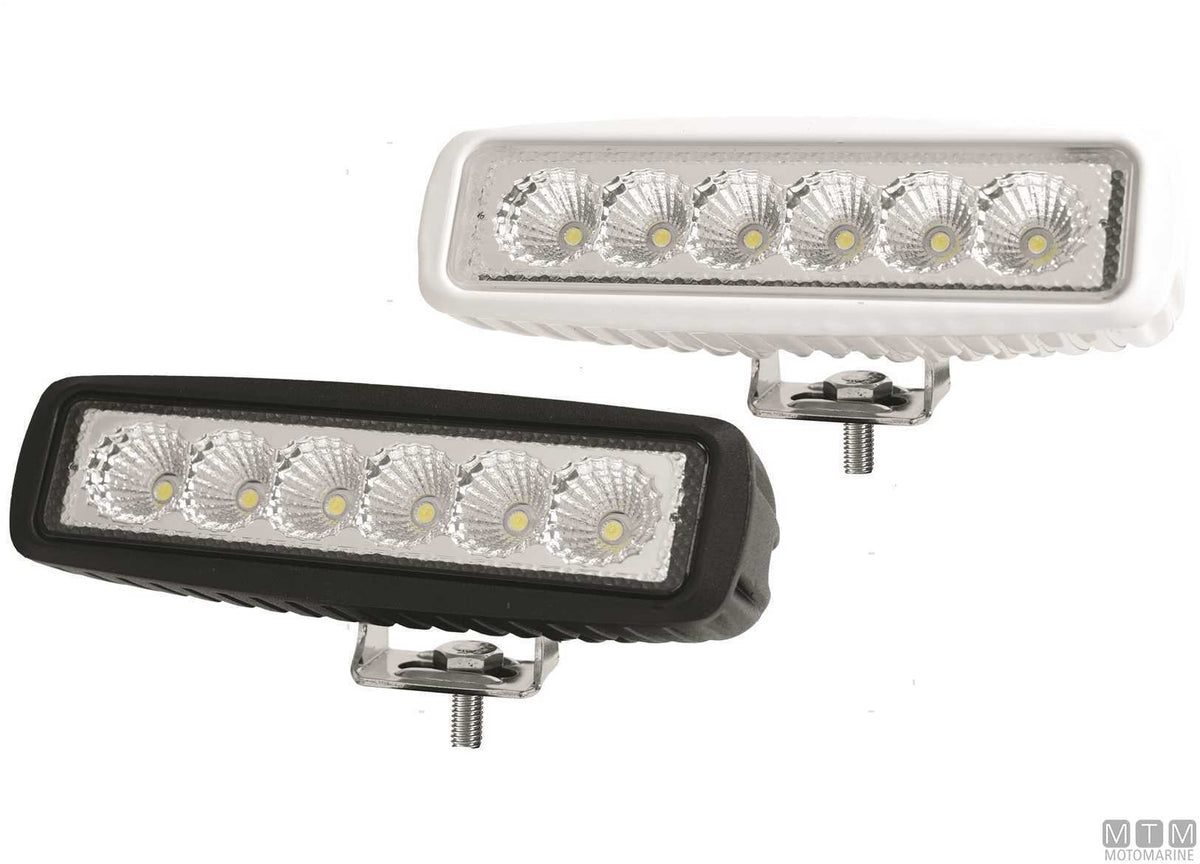 LED deck light white 160x46 mm - original photo Motomarine Srl