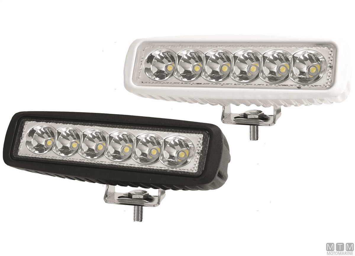 LED deck spotlight white 160x46 mm - original photo Motomarine Srl
