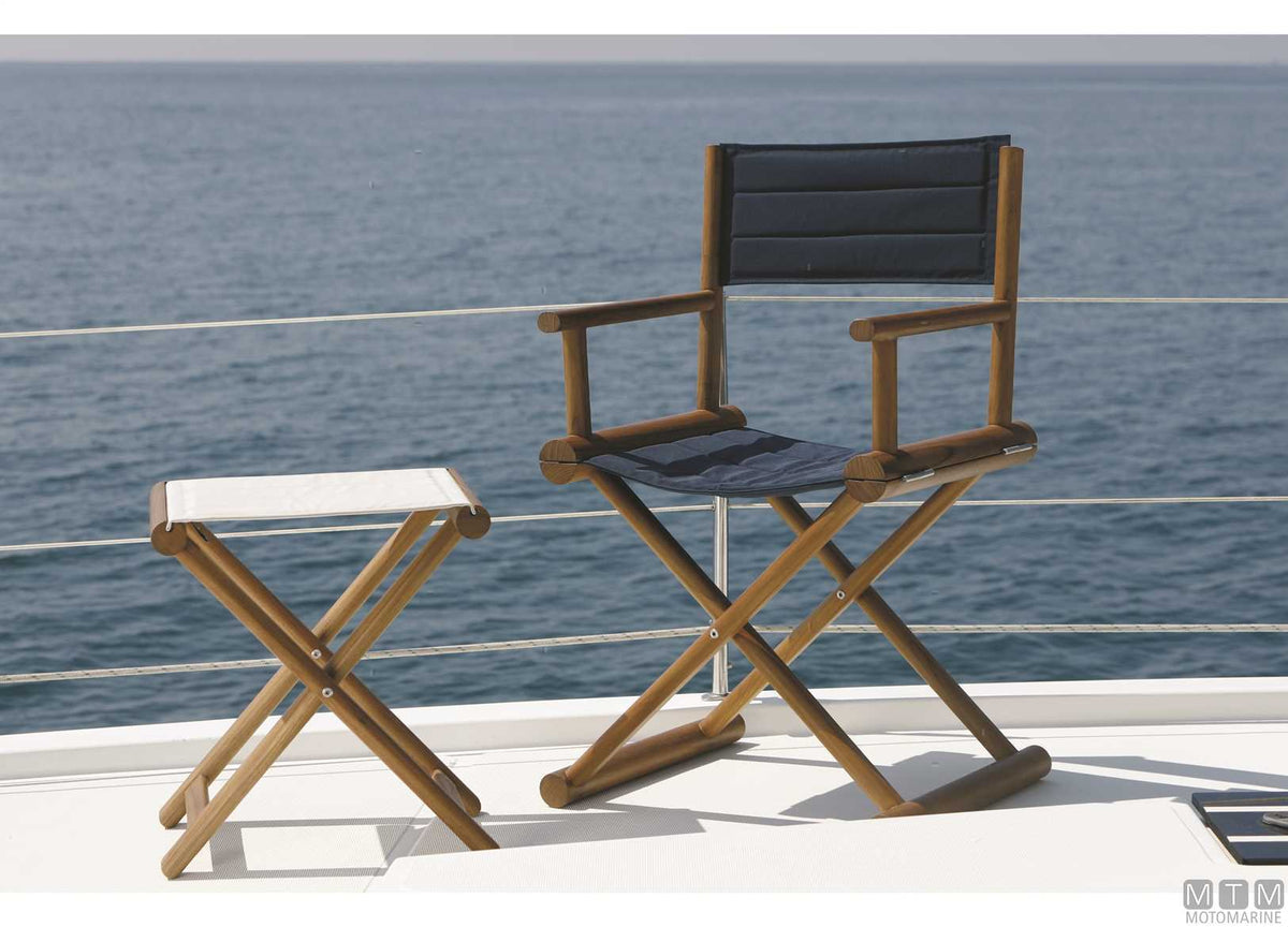 MB director's chair without fabric - original photo Motomarine Srl