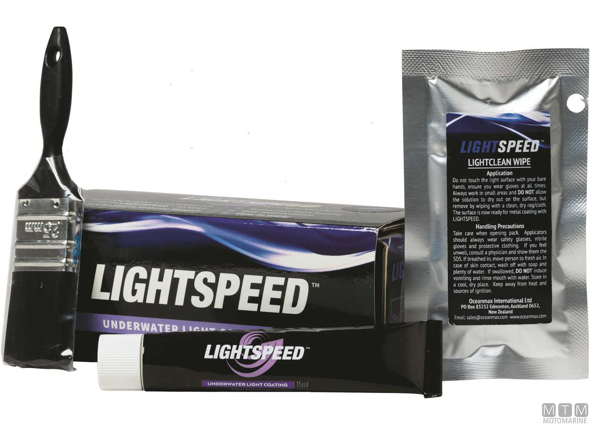 Antifouling kit Lightspeed for underwater lights - original photo Motomarine Srl